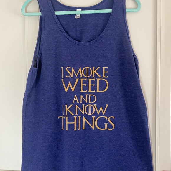 Smoke Weed and Know Things Tank - Picture 1 of 3